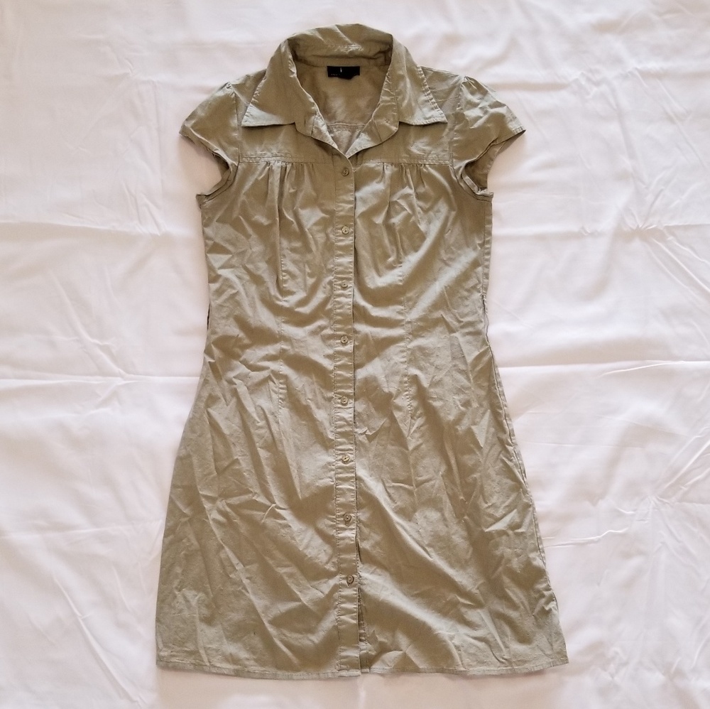 Button front dress